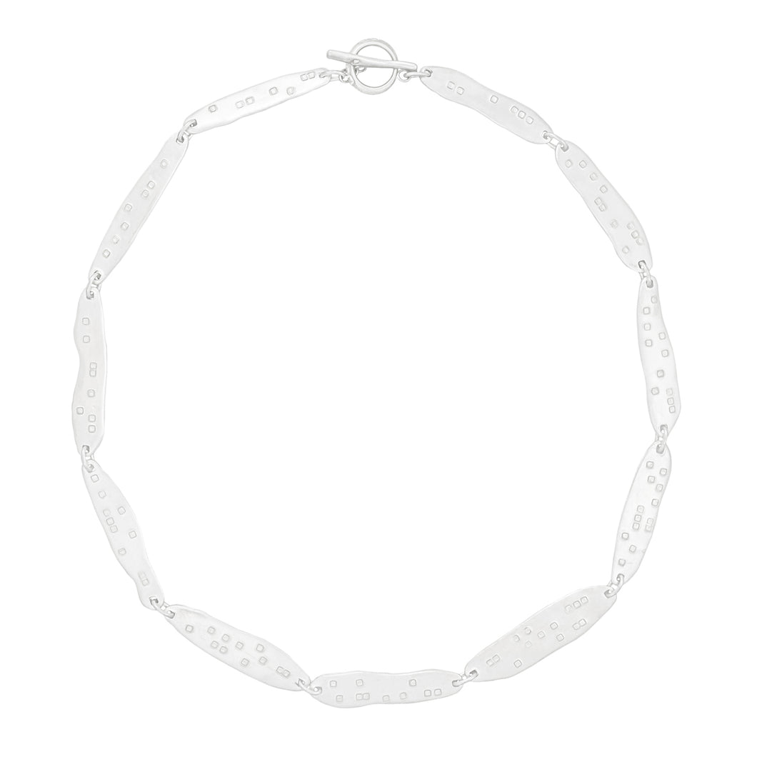 PARAGON ACME II 22 inches silver necklace | Margo Orlovik IMPRINT Collection Contemporary Jewellery